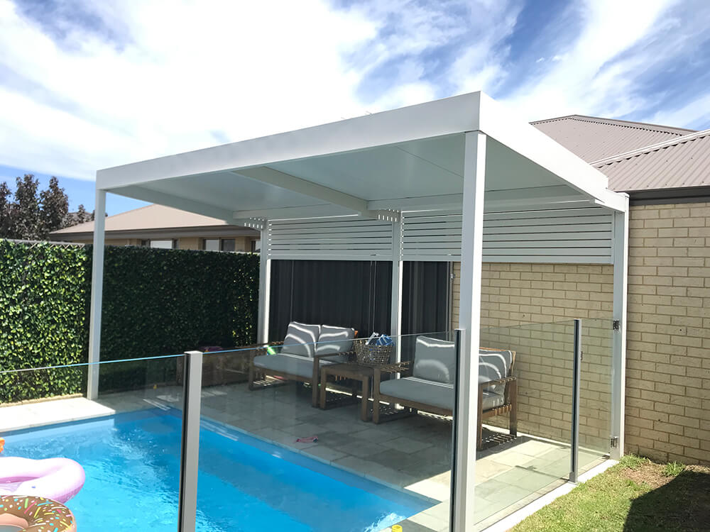 insulated roof patio by perth pool